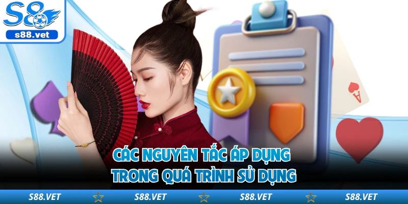 Điều Khoản Và Điều Kiện S8 - Nắm Rõ Quy Định Thuận Lợi 2 Các nguyên tắc áp dụng trong quá trình sử dụng